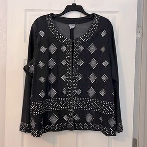 WOMEN’S PLUS SIZE DENIM JACKET : SIZE 3X